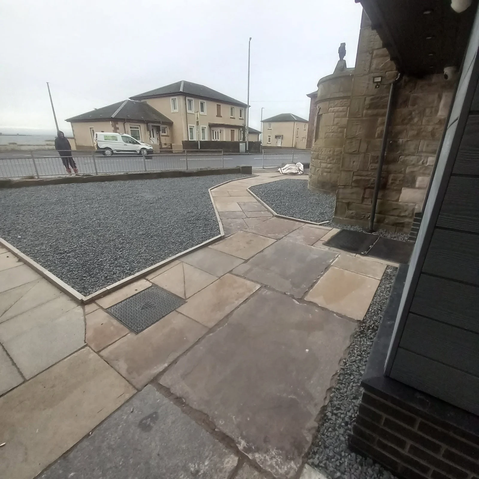 Landscaping project completed by CM Fencing & Garden Maintenance